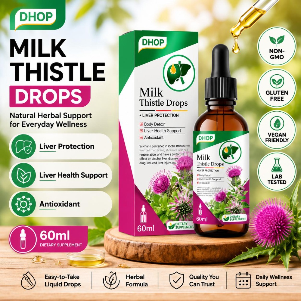 Milk Thistle Silymarin - DHOP Gocce di Cardo Mariano, Estratto