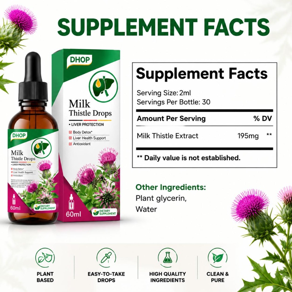 DHOP Gocce di Cardo Mariano, E - Milk Thistle Silymarin recensione e prezzo