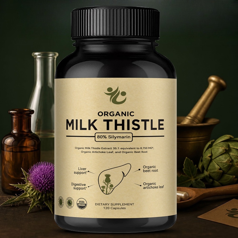 Capsule di Cardo Mariano per l - Milk Thistle Silymarin recensione e prezzo